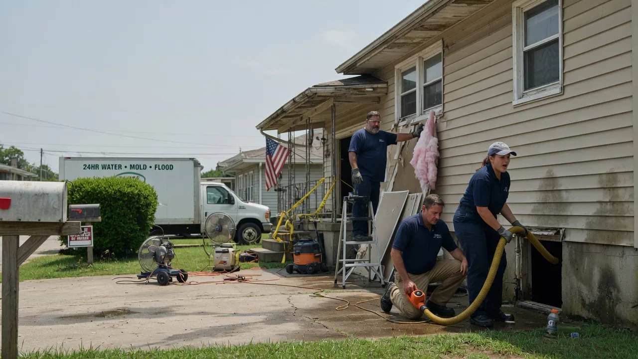 Water Damage Repair in Sandoval, IL near me